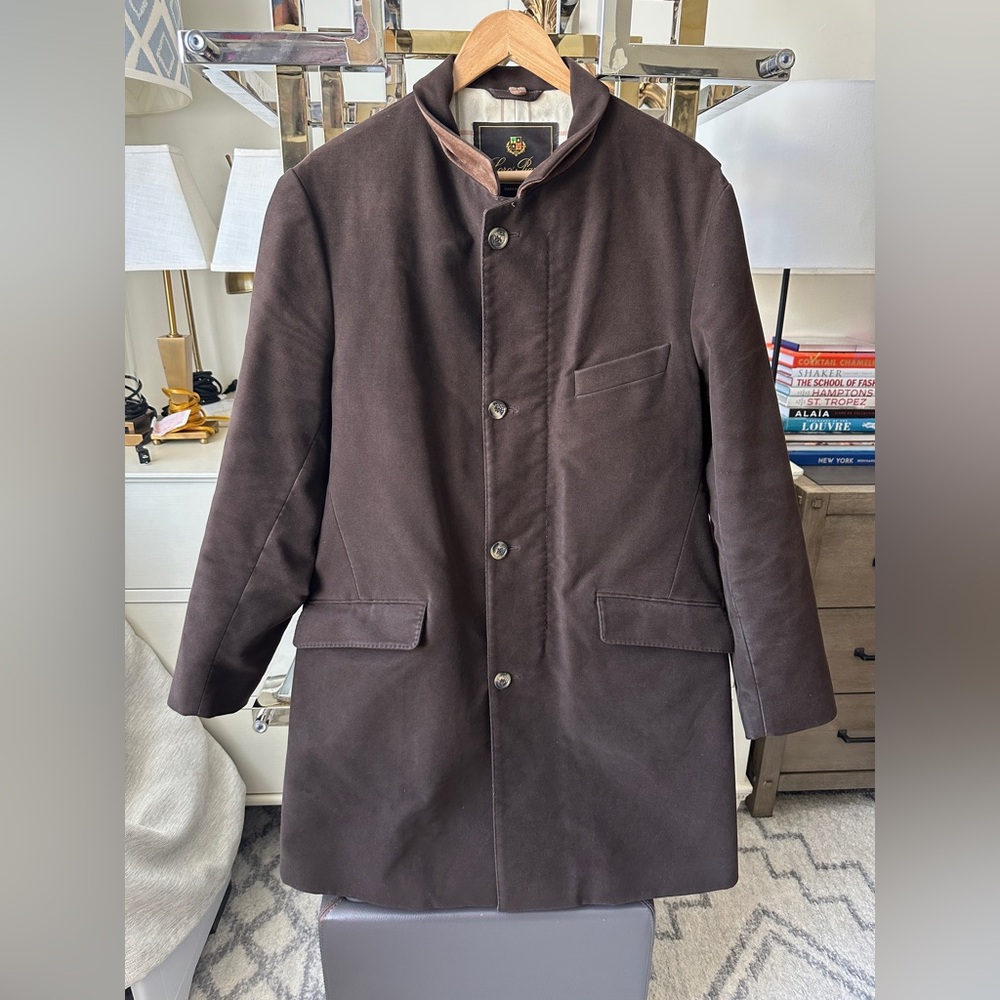 $6500 Loro Piana Storm System Cloaks Mens Trench Coat Size 50